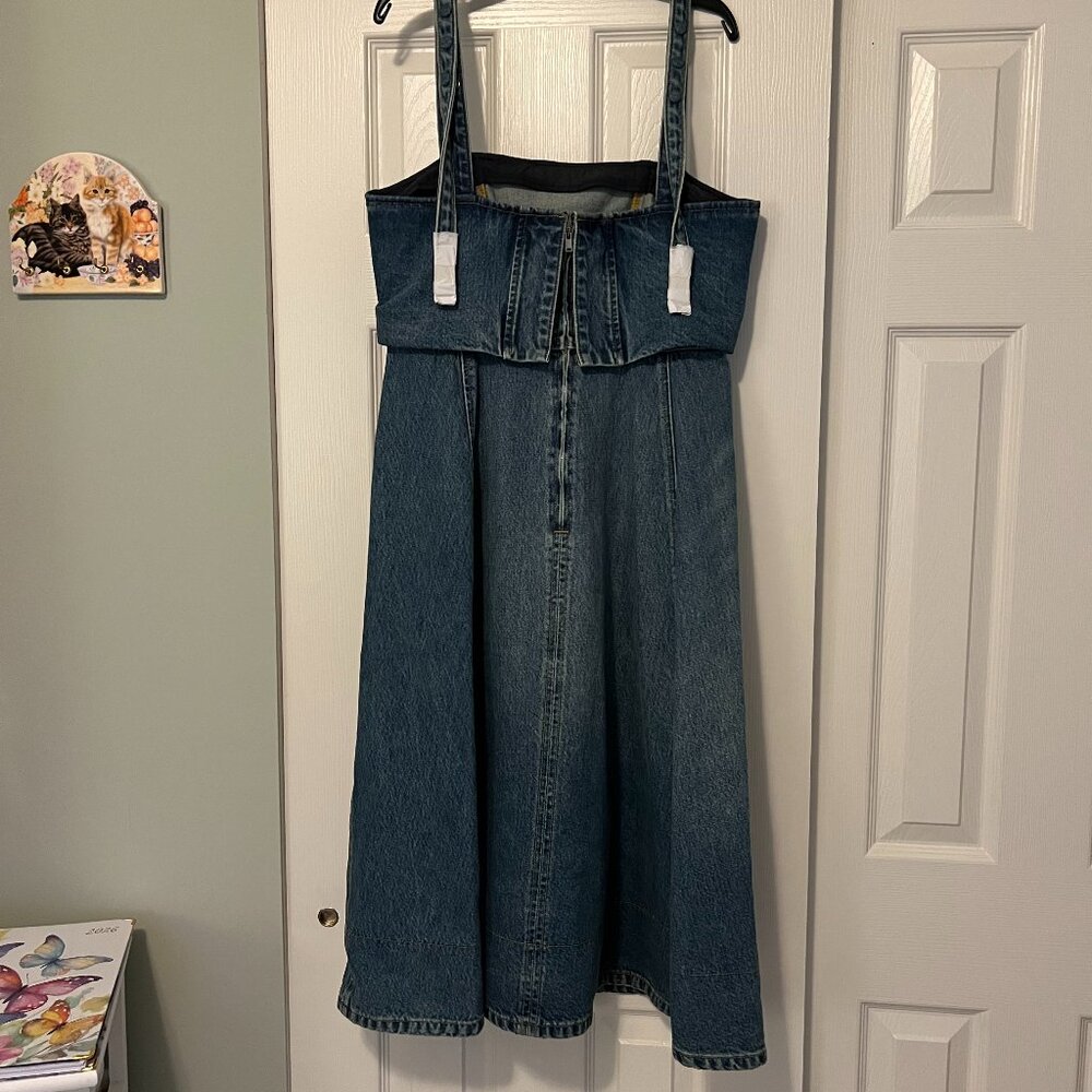 TORY BURCH Cotton Denim Dress (NWT) - Picture 2 of 5